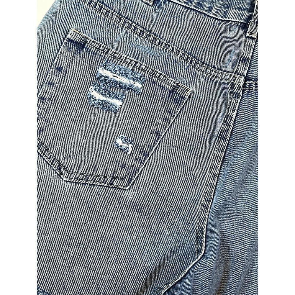 Route 66 relaxed fit cut off shorts custom frayed size 40 100% cotton BR - Picture 8 of 9